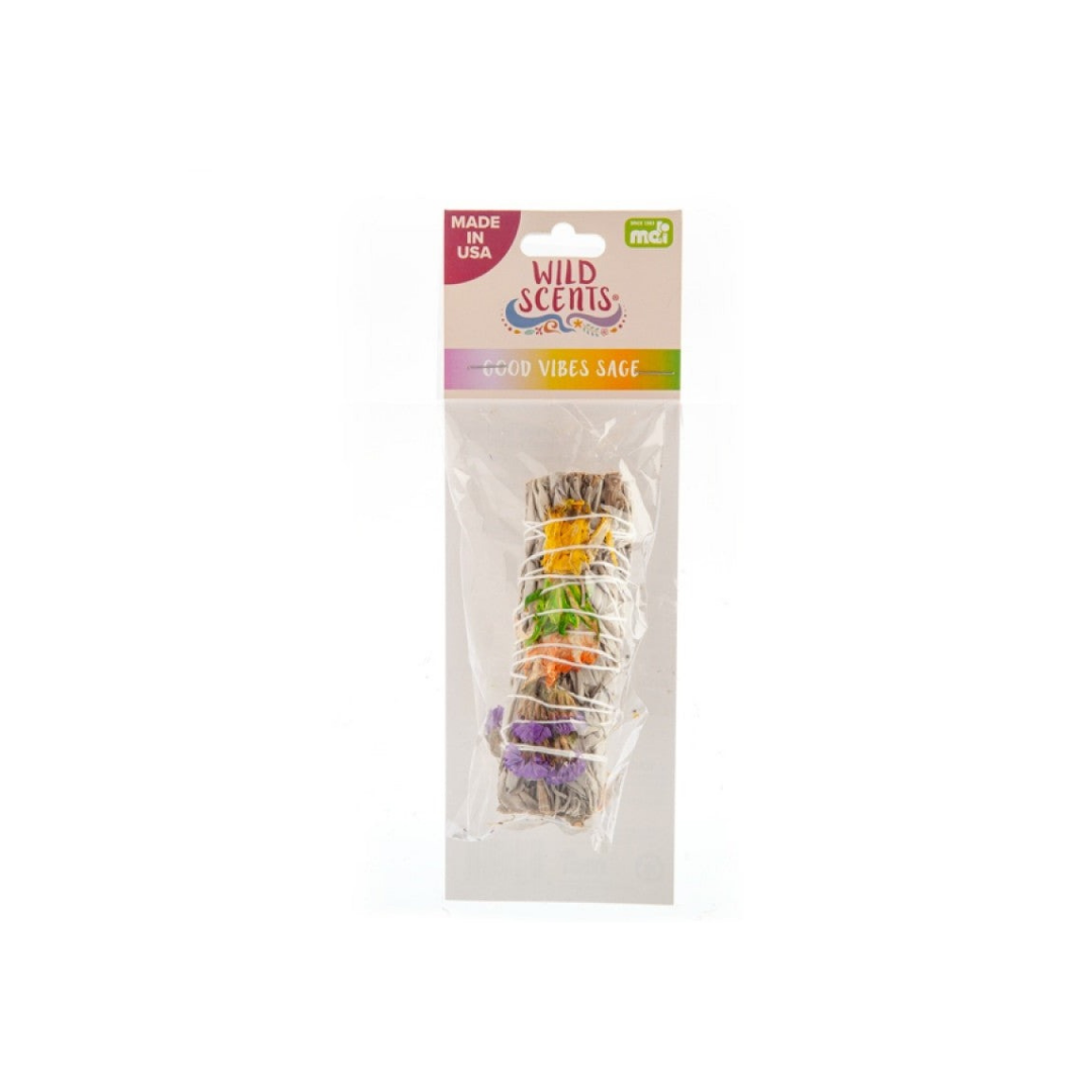 Wild Scents Good Vibes Sage & Herbs Smudge Stick