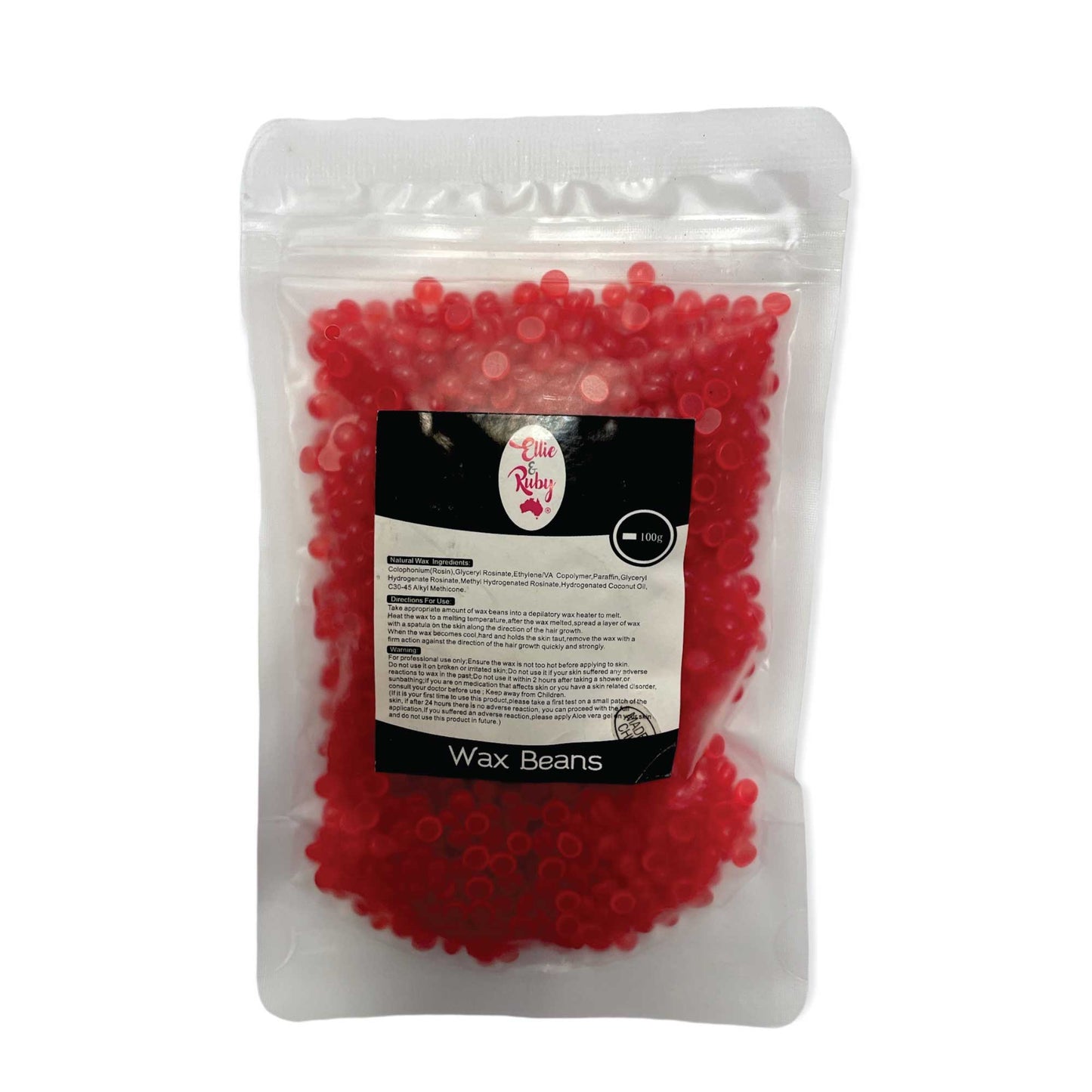 100g Hard Wax Beans - Brazilian Waxing Beads - Stripless Bikini Hair Removal