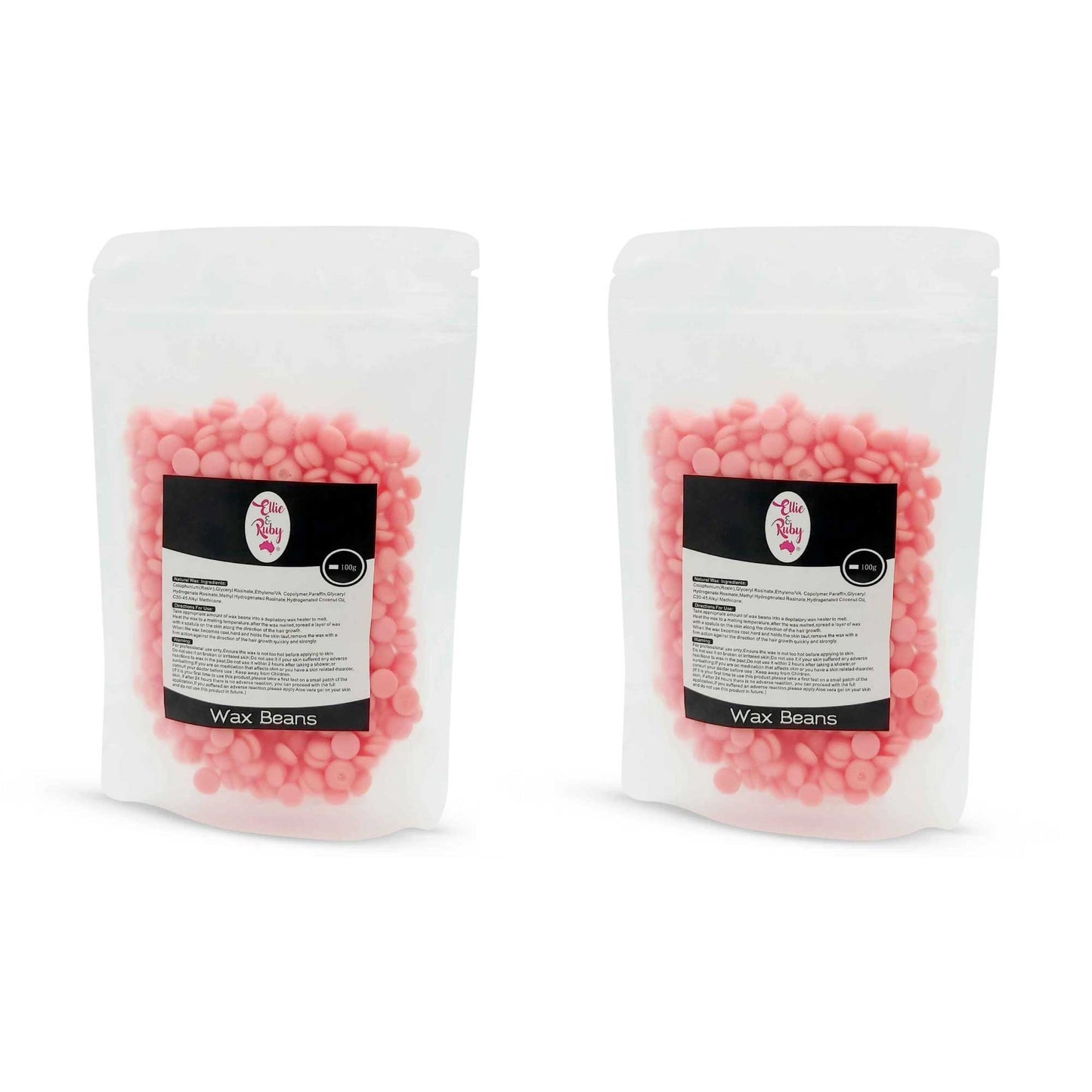 100g Packs Hard Wax Beans - Brazilian Waxing Beads Peel Off Depilatory Bikini