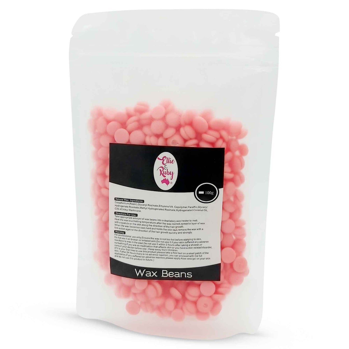 100g Hard Wax Beans - Brazilian Waxing Beads - Stripless Bikini Hair Removal