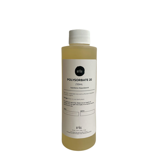 250ml Polysorbate 20 Solubiliser Emulsifier Agent Surfactant - Tween 20