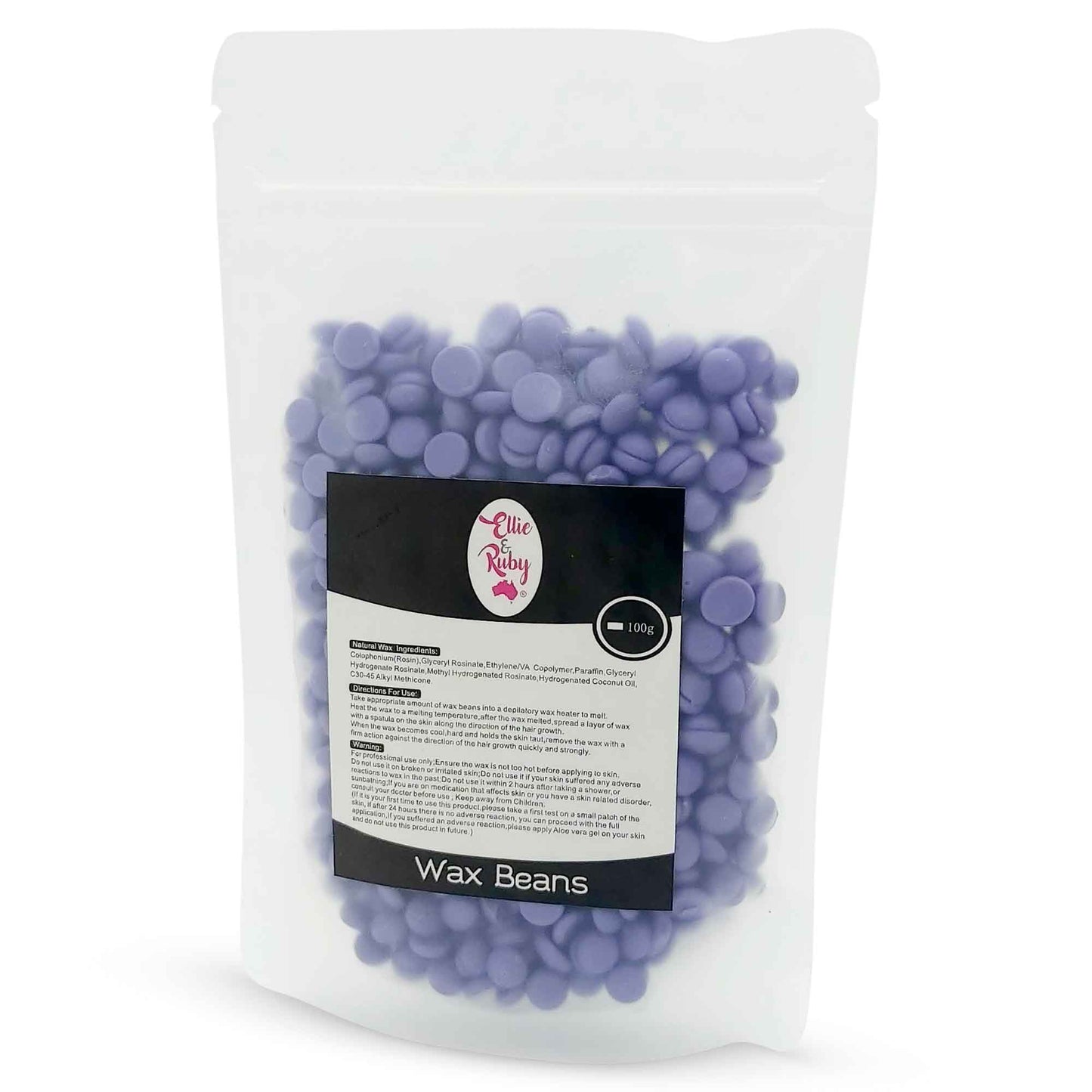 100g Hard Wax Beans - Brazilian Waxing Beads - Stripless Bikini Hair Removal