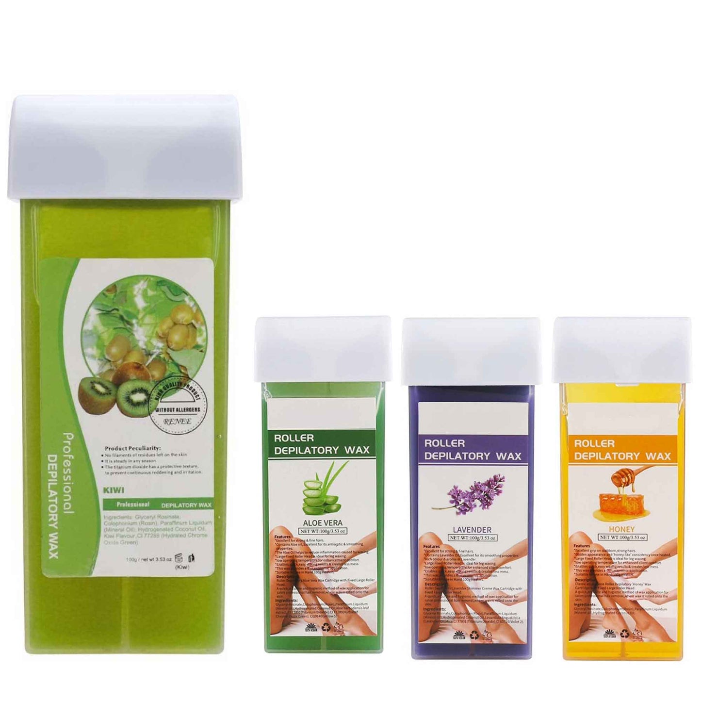 Bulk Wax Cartridge - Roll On Waxing Replacement For Depilatory Warmer Heater